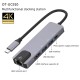 Αντάπτορας 5in1 RJ45 USB3.0x2 PD 4K 60HZ HDTV Αντάπτορας 5in1 RJ45 USB3.0x2 PD 4K 60HZ HDTV