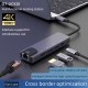 Αντάπτορας 5in1 RJ45 USB3.0x2 PD 4K 60HZ HDTV Αντάπτορας 5in1 RJ45 USB3.0x2 PD 4K 60HZ HDTV