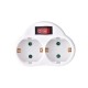 Technik Professional Αντάπτορας Πρίζα 2 Θέσεων με Διακόπτη 16A Technik Professional Αντάπτορας Πρίζα 2 Θέσεων με Διακόπτη 16A