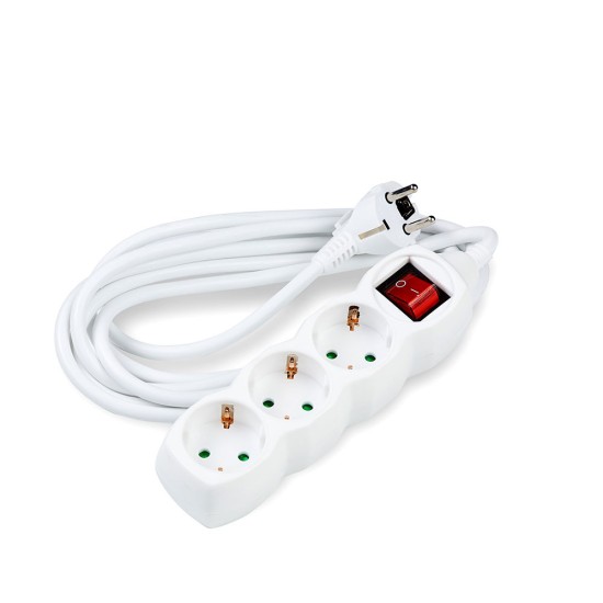 Technik Πολύπριζο 3 Θέσεων 3x1,5mm 3m με Διακόπτη Technik Πολύπριζο 3 Θέσεων 3x1,5mm 3m με Διακόπτη