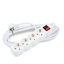 Technik Πολύπριζο 4 Θέσεων 3x1,5mm 5m με Διακόπτη Technik Πολύπριζο 4 Θέσεων 3x1,5mm 5m με Διακόπτη