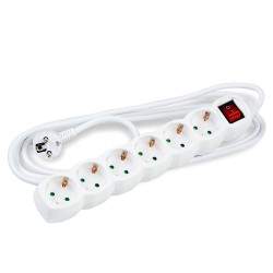 Technik Πολύπριζο 6 θέσεων 3x1,5mm 5m με Διακόπτη Technik Πολύπριζο 6 θέσεων 3x1,5mm 5m με Διακόπτη