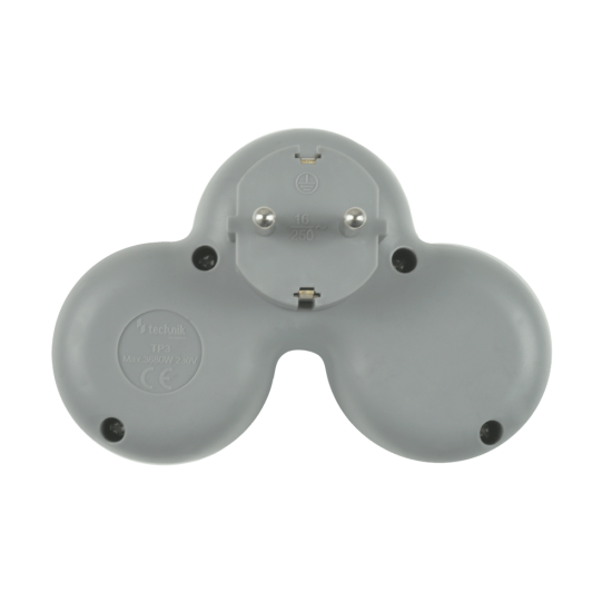 Technik Αντάπτορας Σούκο Πρίζας 3 Θέσεων 16A