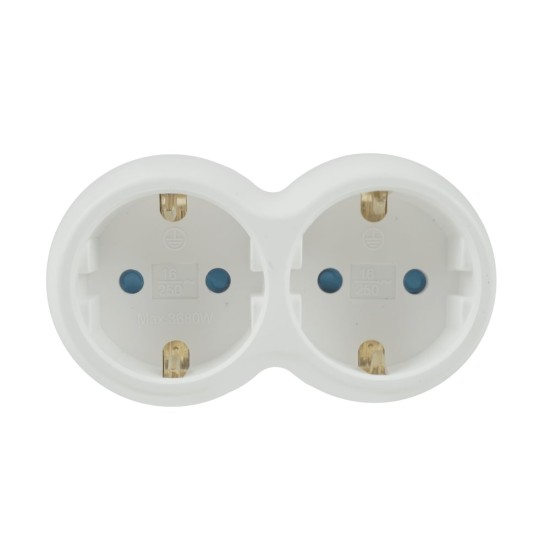 Technik Αντάπτορας Σούκο Πρίζας με 2 Θέσεις 16A