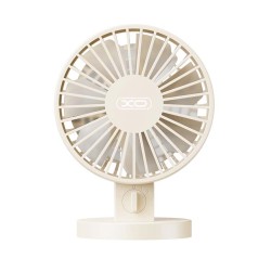 XO MF82 XO MF82 Επιτραπέζιος Ανεμιστήρας USB Διπλής Λεπίδας Μπεζ