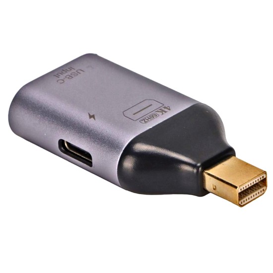 Μετατροπέας Mini MiniDP to USB C female Μετατροπέας Mini MiniDP to USB C female