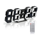 EDUP EH-LED1302B-3 Ρολόι τοίχου 3D LED 9,7" Ξυπνητήρι με Τηλεχειριστήριο EDUP EH-LED1302B-3 Ρολόι τοίχου 3D LED 9,7" Ξυπνητήρι με Τηλεχειριστήριο