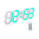 EDUP EH-LED1319 3D LED Wall Clock 9.5 Remote Control Digital Nightlight EDUP EH-LED1319 3D LED Wall Clock 9.5 Remote Control Digital Nightlight