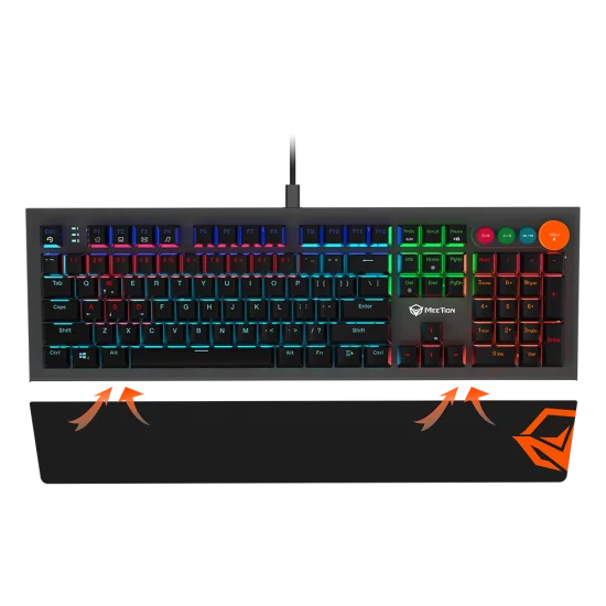 Meetion MT-MK500 Μηχανικό Gaming Πληκτρολόγιο / US