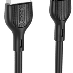 XO NB200 2.1A USB Καλώδιο TypeC 1.0μ Μαύρο