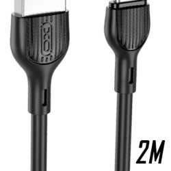 XO NB200 2.4A USB Καλώδιο Φόρτισης TypeC 2m Μαύρο XO NB200 2.4A USB Καλώδιο Φόρτισης TypeC 2m Μαύρο