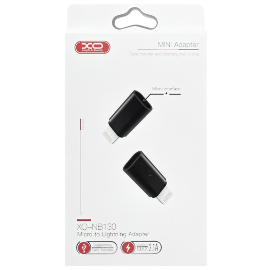 XO NB130 USB Αντάπτορας Micro σε Lightning XO NB130 USB Αντάπτορας Micro σε Lightning