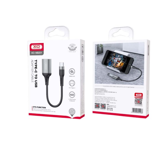 XO NB201 Αντάπτορας OTG USB 2.0 for TypeC (OTG function) XO NB201 Αντάπτορας OTG USB 2.0 for TypeC (OTG function)