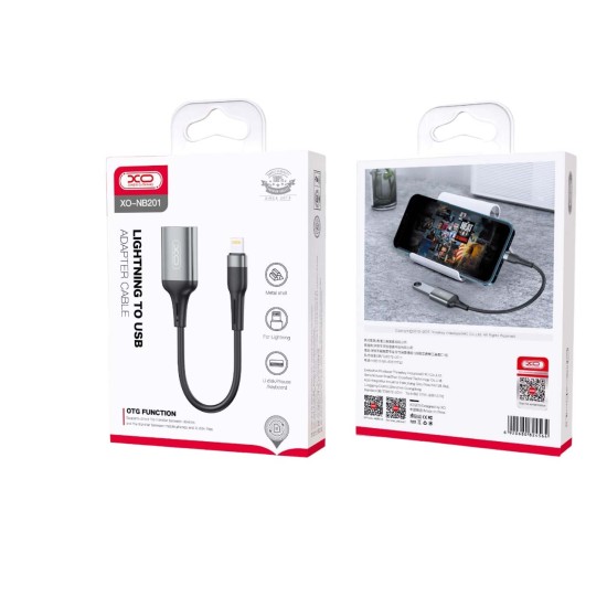XO NB201 Αντάπτορας OTG USB 2.0 for Lightning (OTG function) XO NB201 Αντάπτορας OTG USB 2.0 for Lightning (OTG function)
