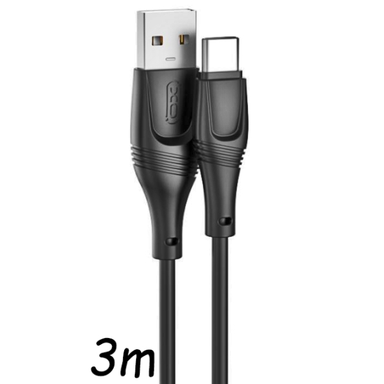XO NB238 Καλώδιο Φόρτισης + Data TypeC L=3M Zeus Series Μαύρο XO NB238 Καλώδιο Φόρτισης + Data TypeC L=3M Zeus Series Μαύρο