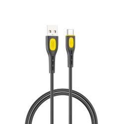 XO NB280 Καλώδιο δεδομένων Type-C 1M 3A Μαύρο