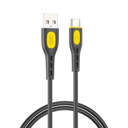 XO NB280 Καλώδιο δεδομένων Type-C 1M 3A Μαύρο XO NB280 Καλώδιο δεδομένων Type-C 1M 3A Μαύρο