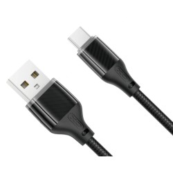 XO NB291 Καλώδιο Φόρτισης & Μεταφοράς Δεδομένων Type-C 6A Μαύρο