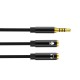 XO NBR197 2 σε 1 Μετατροπέας 3.5mm σε Ήχου+ Μικρόφωνο XO NBR197 2 σε 1 Μετατροπέας 3.5mm σε Ήχου+ Μικρόφωνο