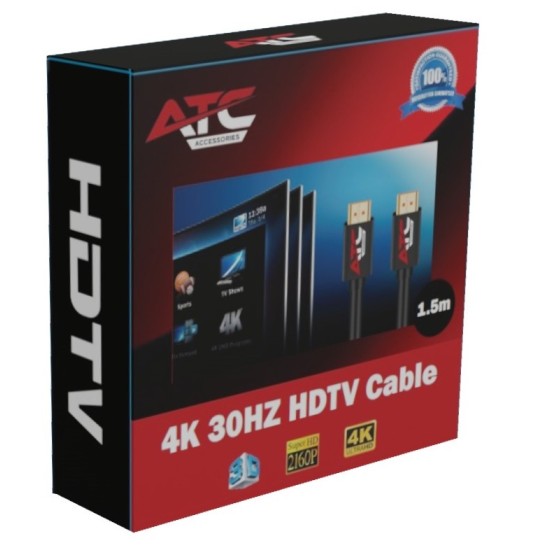 ATC Cable HDMI 2.0V Premium 1.5m 4K 30HZ ATC Cable HDMI 2.0V Premium 1.5m 4K 30HZ