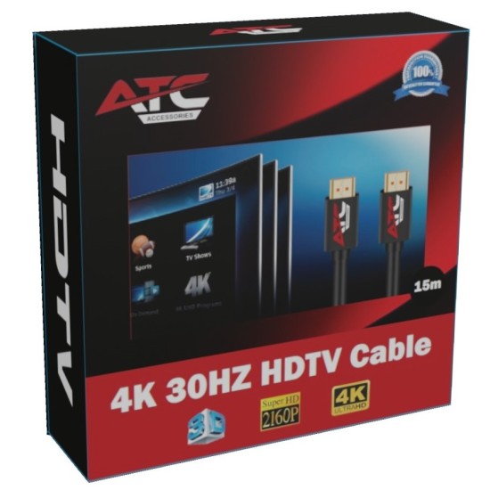 ATC Cable HDMI 2.0V Premium 15m 4K 30HZ ATC Cable HDMI 2.0V Premium 15m 4K 30HZ