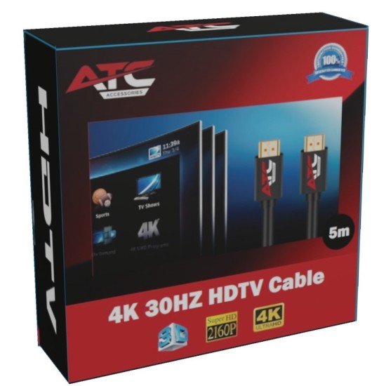 ATC Cable HDMI 2.0V Premium 5m 4K 30HZ ATC Cable HDMI 2.0V Premium 5m 4K 30HZ
