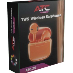 ATC-25 TWS Wireless Earphone Orange ATC-25 TWS Wireless Earphone Orange