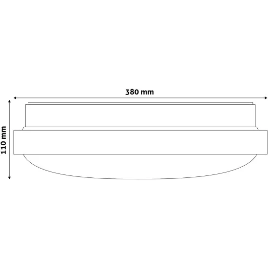 Avide LED Μοντέρνα Πλαφονιέρα Οροφής Pandora (Αλουμίνιο) 24W 380*110.0mm Ψυχρό 6400K Avide LED Μοντέρνα Πλαφονιέρα Οροφής Pandora (Αλουμίνιο) 24W 380*110.0mm Ψυχρό 6400K