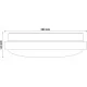 Avide LED Μοντέρνα Πλαφονιέρα Οροφής Pandora (Αλουμίνιο) 24W 380*110.0mm Ψυχρό 6400K Avide LED Μοντέρνα Πλαφονιέρα Οροφής Pandora (Αλουμίνιο) 24W 380*110.0mm Ψυχρό 6400K