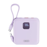 XO PR235 22.5W multi port fast charging digital display power bank 10000mAh (Purple)