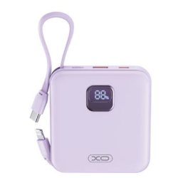 XO PR235 22.5W multi port fast charging digital display power bank 10000mAh (Purple)