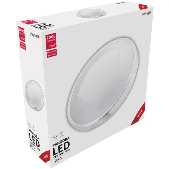 Avide LED Μοντέρνα Πλαφονιέρα Οροφής Pandora (Αλουμίνιο) 24W 380*110.0mm Θερμό 3000K Avide LED Μοντέρνα Πλαφονιέρα Οροφής Pandora (Αλουμίνιο) 24W 380*110.0mm Θερμό 3000K