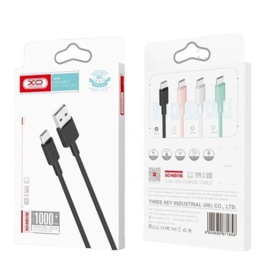 XO NB156 USB Καλώδιο Φόρτισης για Micro Ρόζ