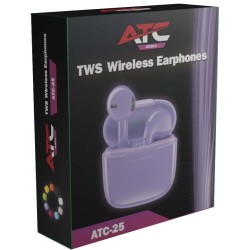 ATC-25 TWS Wireless Earphone Purple ATC-25 TWS Wireless Earphone Purple