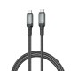 XO NB-Q264A Type-c to Type-c 240W High Power Data Cable 1m XO NB-Q264A Type-c to Type-c 240W High Power Data Cable 1m