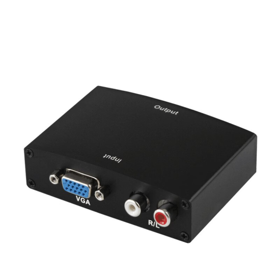 VGA σε HDTV Θήκη Αλουμινίου VGA σε HDTV Θήκη Αλουμινίου