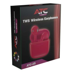 ATC-25 TWS Ασύρματα Ακουστικά Φούξια ATC-25 TWS Ασύρματα Ακουστικά Φούξια
