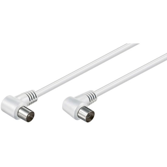 RF Angled Cable 3m White