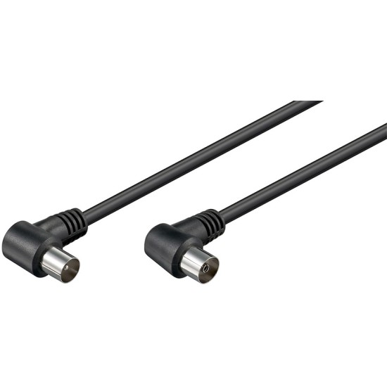 RF Angled Cable 3m Black