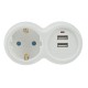 Technik Professional Πρίζα 1 Θέση + 2 USB-A 16A Technik Professional Πρίζα 1 Θέση + 2 USB-A 16A