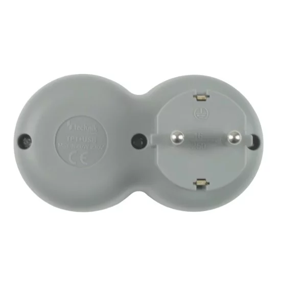 Technik Professional Πρίζα 1 Θέση + 2 USB-A 16A Technik Professional Πρίζα 1 Θέση + 2 USB-A 16A