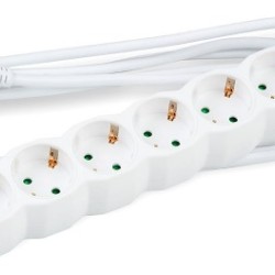 Technik Πολύπριζο 6 Θέσεων 3x1,5mm 5m Technik Πολύπριζο 6 Θέσεων 3x1,5mm 5m
