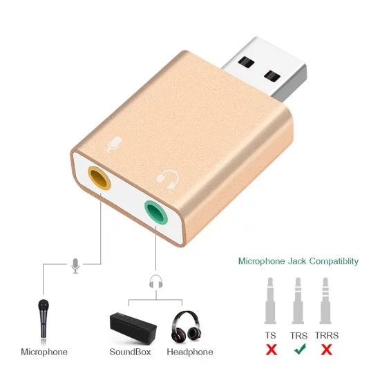 Κάρτα Ήχου Εξωτερική USB 7.1 Κάρτα Ήχου Εξωτερική USB 7.1