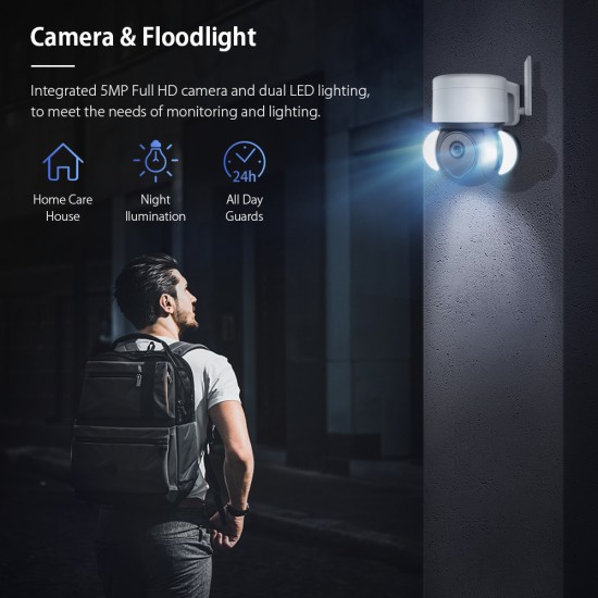 EDUP EH-3264P26 4K 8MP Smart Camera IP66 Outdoor Auto Tracking Two Way Audio Night Vision