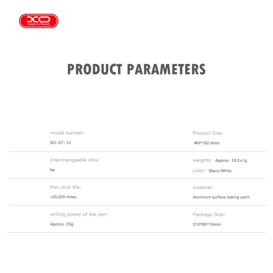 XO ST-10 Γραφίδα Αφής 3 σε 1 XO ST-10 Γραφίδα Αφής 3 σε 1