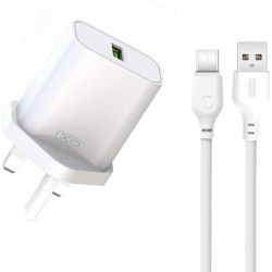 XO L103 (UK) QC3.0 18W Φορτιστής με Καλώδιο TYPE-C (NB103) XO L103 (UK) QC3.0 18W Φορτιστής με Καλώδιο TYPE-C (NB103)