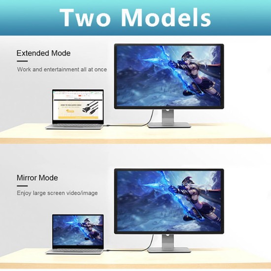 Καλώδιο Type-C σε HDTV 4Kx2K 30HZ 1.8m