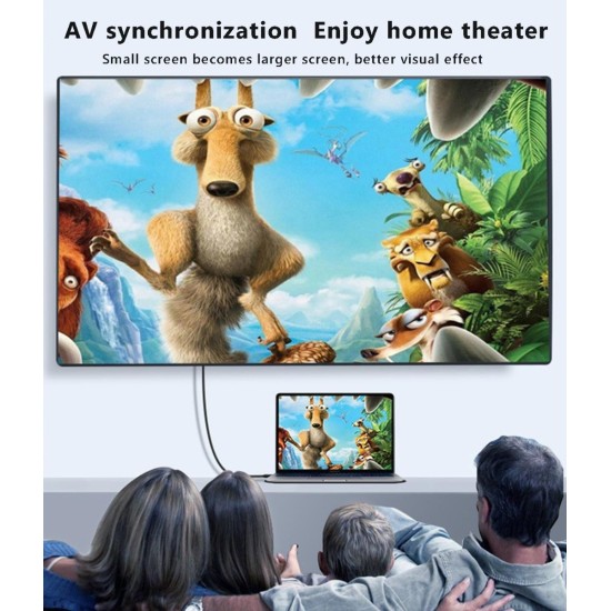 Καλώδιο Type-C σε HDTV 4Kx2K 30HZ 1.8m