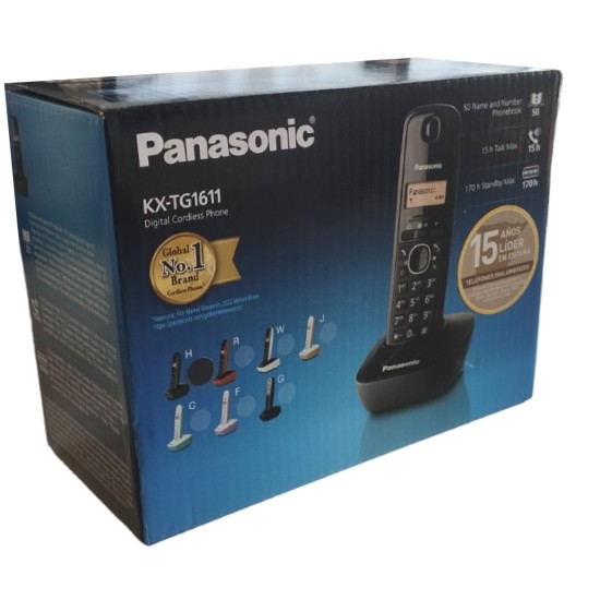 Panasonic KX-TG1611 Ασύρματο Μαύρο Panasonic KX-TG1611 Ασύρματο Μαύρο