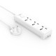 XO WL17 (UK) long row 3AC socket with switch XO WL17 (UK) long row 3AC socket with switch
